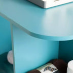 Mesa de Costura Rodante Expandible / Estación de Manualidades, Turquesa