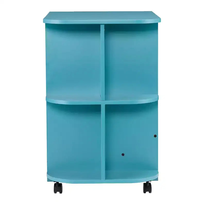 Mesa de Costura Rodante Expandible / Estación de Manualidades, Turquesa