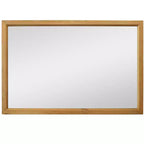 HomeRoots 40 Natural Solid Wood Framed Mounted Accent Mirror