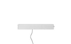 Mueble de TV flotante montado en la pared con toma de corriente, centro de entretenimiento moderno para TV de 65 pulgadas, estante de TV de alto brillo con luces LED para sala de estar, dormitorio