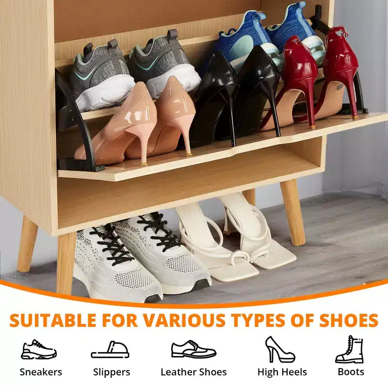 Zapatero con cajones - Organizador ventilado y resistente al olor para 15-20 pares de zapatos, con sistema antivuelco