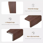 Mesa de comedor rústica para 6-8 personas, mesa de cocina rectangular de madera de 180 cm de ancho con estructura robusta y acabado de madera rústica para cenas, comedor