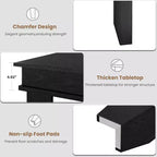 Mesa de comedor rústica para 6-8 personas, mesa de cocina rectangular de madera de 180 cm de ancho con estructura robusta y acabado de madera rústica para cenas, comedor