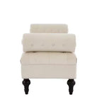 Banco tapizado moderno de terciopelo con capitoné y 2 almohadas desmontables, 152 cm de ancho
