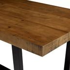 Mesa de comedor de madera de pino rústica de 72 pulgadas, estilo rústico, capacidad para 6-8 personas