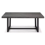 Mesa de comedor de madera de pino rústica de 72 pulgadas, estilo rústico, capacidad para 6-8 personas