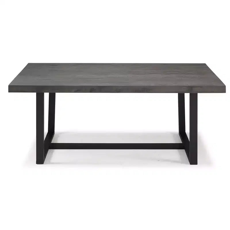 Mesa de comedor de madera de pino rústica de 72 pulgadas, estilo rústico, capacidad para 6-8 personas