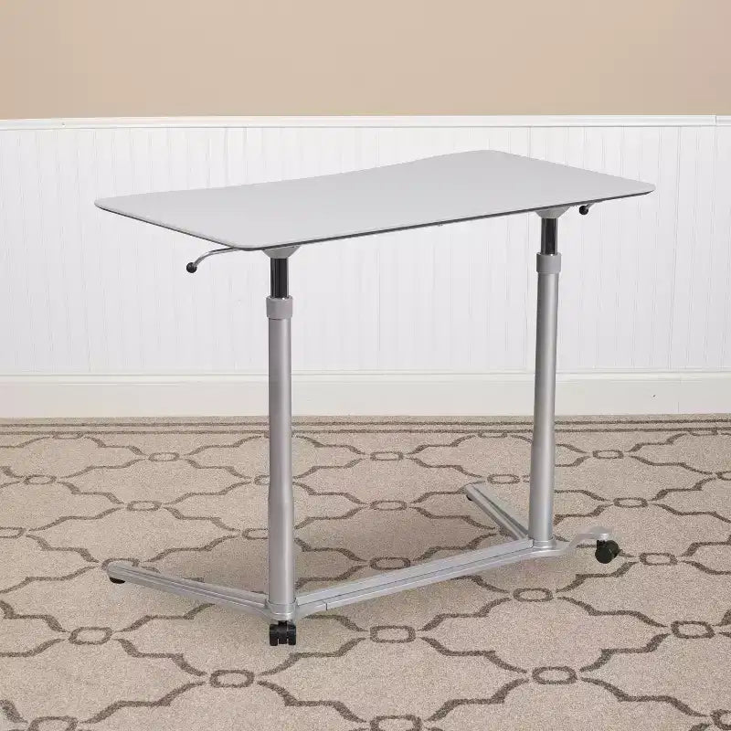 Escritorio de ordenador ergonómico para sentarse y levantarse – Escritorio de pie de altura regulable