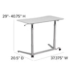 Escritorio de ordenador ergonómico para sentarse y levantarse – Escritorio de pie de altura regulable
