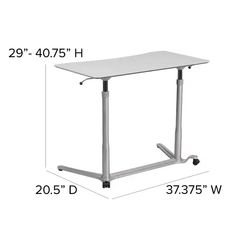 Escritorio de ordenador ergonómico para sentarse y levantarse – Escritorio de pie de altura regulable