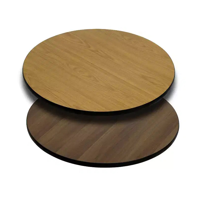 Cubierta de mesa laminada redonda reversible de 30"