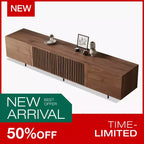 Mueble para TV Mid-Century Modern de 70.87", Centro de Entretenimiento Color Nogal para Sala y Dormitorio