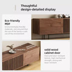 Mueble para TV Mid-Century Modern de 70.87", Centro de Entretenimiento Color Nogal para Sala y Dormitorio